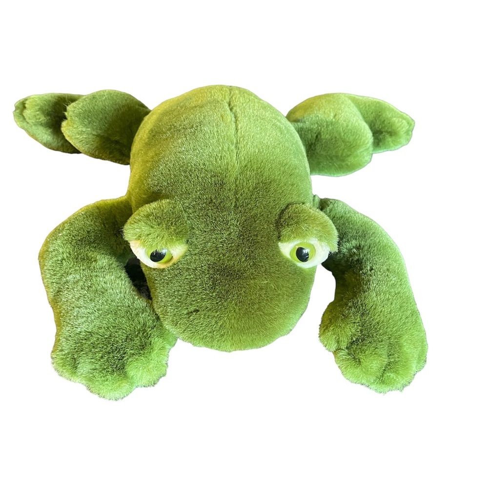 Ty classic Freddie Frog croaking 1991 Plush, green vintage
